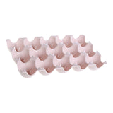 Maxbell 15 Cup Egg Holder Box Kitchen Egg Storage Box for Countertop Kitchen Cabinet Pink