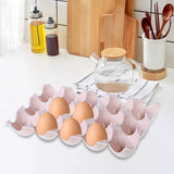 Maxbell 15 Cup Egg Holder Box Kitchen Egg Storage Box for Countertop Kitchen Cabinet Pink