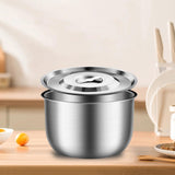 Maxbell Stainless Steel Basin Space Saving Cooking Bowl for Dessert Prepping Kitchen 16.5cm