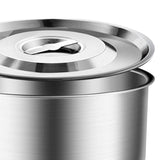 Maxbell Stainless Steel Basin Space Saving Cooking Bowl for Dessert Prepping Kitchen 19.5cm