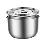 Maxbell Stainless Steel Basin Space Saving Cooking Bowl for Dessert Prepping Kitchen 19.5cm