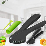 Maxbell Garlic Crusher Mincer Garlic Extractor Garlic Crusher for Nuts Hummus Ginger black