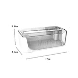 Maxbell Butter Keeper Easy to Use Butter Cutting Box for Dining Table Kitchen Baking White