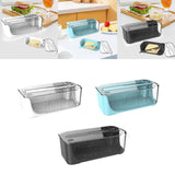 Maxbell Butter Keeper Easy to Use Butter Cutting Box for Dining Table Kitchen Baking White