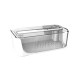 Maxbell Butter Keeper Easy to Use Butter Cutting Box for Dining Table Kitchen Baking White