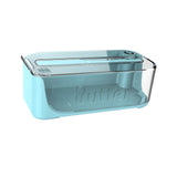 Maxbell Butter Keeper Easy to Use Butter Cutting Box for Dining Table Kitchen Baking Blue