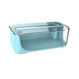 Maxbell Butter Keeper Easy to Use Butter Cutting Box for Dining Table Kitchen Baking Blue