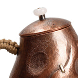Maxbell Copper Teapot Ornament 260cc Kung Fu Teapot for Household Restaurant Camping