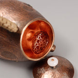 Maxbell Copper Teapot Ornament 260cc Kung Fu Teapot for Household Restaurant Camping