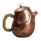 Maxbell Copper Teapot Ornament 260cc Kung Fu Teapot for Household Restaurant Camping