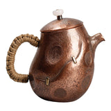 Maxbell Copper Teapot Ornament 260cc Kung Fu Teapot for Household Restaurant Camping