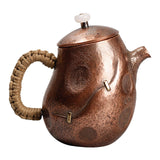 Maxbell Copper Teapot Ornament 260cc Kung Fu Teapot for Household Restaurant Camping