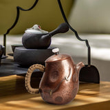 Maxbell Copper Teapot Ornament 260cc Kung Fu Teapot for Household Restaurant Camping