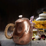 Maxbell Copper Teapot Ornament 260cc Kung Fu Teapot for Household Restaurant Camping