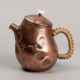 Maxbell Copper Teapot Ornament 260cc Kung Fu Teapot for Household Restaurant Camping