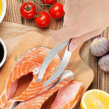 Maxbell Garlic Peeler Serving Appetizers Tongs Cooking Tool Manual Fish Bone Tweezer