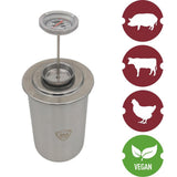 Maxbell Ham Press Maker Boiler Pot Sandwich Meat Steamer for Homemade Making Seafood