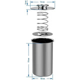 Maxbell Ham Press Maker Boiler Pot Sandwich Meat Steamer for Homemade Making Seafood