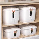 Maxbell Rice Grain Bucket Flour Bin Food Storage Container for Flour Cereal Dry Food For 5KG