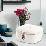 Maxbell Rice Grain Bucket Flour Bin Food Storage Container for Flour Cereal Dry Food For 5KG