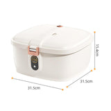 Maxbell Rice Grain Bucket Flour Bin Food Storage Container for Flour Cereal Dry Food For 5KG