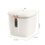 Maxbell Rice Grain Bucket Flour Bin Food Storage Container for Flour Cereal Dry Food For 10KG