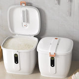 Maxbell Rice Grain Bucket Flour Bin Food Storage Container for Flour Cereal Dry Food For 10KG