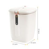 Maxbell Rice Grain Bucket Flour Bin Food Storage Container for Flour Cereal Dry Food For 15KG