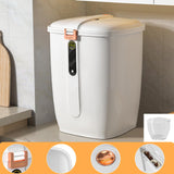 Maxbell Rice Grain Bucket Flour Bin Food Storage Container for Flour Cereal Dry Food For 15KG