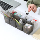 Maxbell 2x Refrigerator Organizer Box Refrigerator Side Door Box for Fruits Cabinets Gray