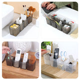 Maxbell 2x Refrigerator Organizer Box Refrigerator Side Door Box for Fruits Cabinets White