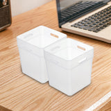 Maxbell 2x Refrigerator Organizer Box Refrigerator Side Door Box for Fruits Cabinets White