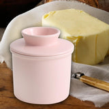 Maxbell Ceramic Butter Crock Practical Butter Jar with Lid for Soft Butter Cafe Home