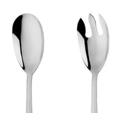 Maxbell Salad Spoon Fork Reusable Long Handle Flatware Set for Kitchen Dinner Hiking A