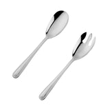 Maxbell Salad Spoon Fork Reusable Long Handle Flatware Set for Kitchen Dinner Hiking A