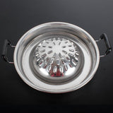 Maxbell BBQ Pot Pan 28cm Cookware Utensil Dual Use BBQ Pan for Meats Vegetables