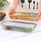 Maxbell Flatware Basket Practical Cutlery Storage Rack for Cabinet Kitchen Chopstick A