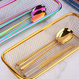 Maxbell Flatware Basket Practical Cutlery Storage Rack for Cabinet Kitchen Chopstick B