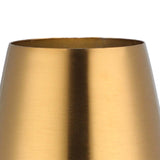 Maxbell Stainless Steel Beer Mug Stemless Cocktail Mug for Bar Drinkware Home Hiking Gold