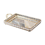 Maxbell Vanity Tray Decorative Tray Skincare Organizer for Bedroom Toilet Home Decor 45x26x7cm