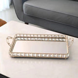 Maxbell Vanity Tray Decorative Tray Skincare Organizer for Bedroom Toilet Home Decor 45x26x7cm