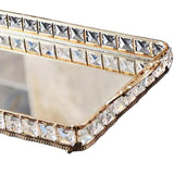 Maxbell Vanity Tray Decorative Tray Skincare Organizer for Bedroom Toilet Home Decor 40x21x7cm