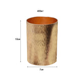 Maxbell Copper Cup Collectibles Coffee Powder Dispenser Cup for Bar Party Decoration Brown