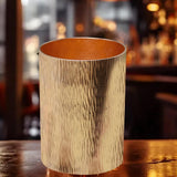 Maxbell Copper Cup Collectibles Coffee Powder Dispenser Cup for Bar Party Decoration Brown