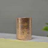 Maxbell Copper Cup Collectibles Coffee Powder Dispenser Cup for Bar Party Decoration Brown