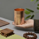 Maxbell Copper Cup Collectibles Coffee Powder Dispenser Cup for Bar Party Decoration Brown