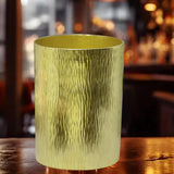 Maxbell Copper Cup Collectibles Coffee Powder Dispenser Cup for Bar Party Decoration Yellow