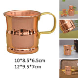 Maxbell Water Cup Wedding Holiday Beverage Cup Handcrafted Copper Cup Decor Ornament 260ml