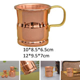 Maxbell Water Cup Wedding Holiday Beverage Cup Handcrafted Copper Cup Decor Ornament 260ml