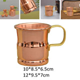 Maxbell Water Cup Wedding Holiday Beverage Cup Handcrafted Copper Cup Decor Ornament 260ml